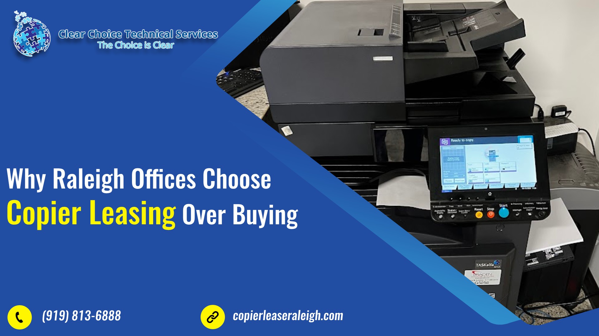 Why Raleigh Offices Choose Copier Leasing Over Buying