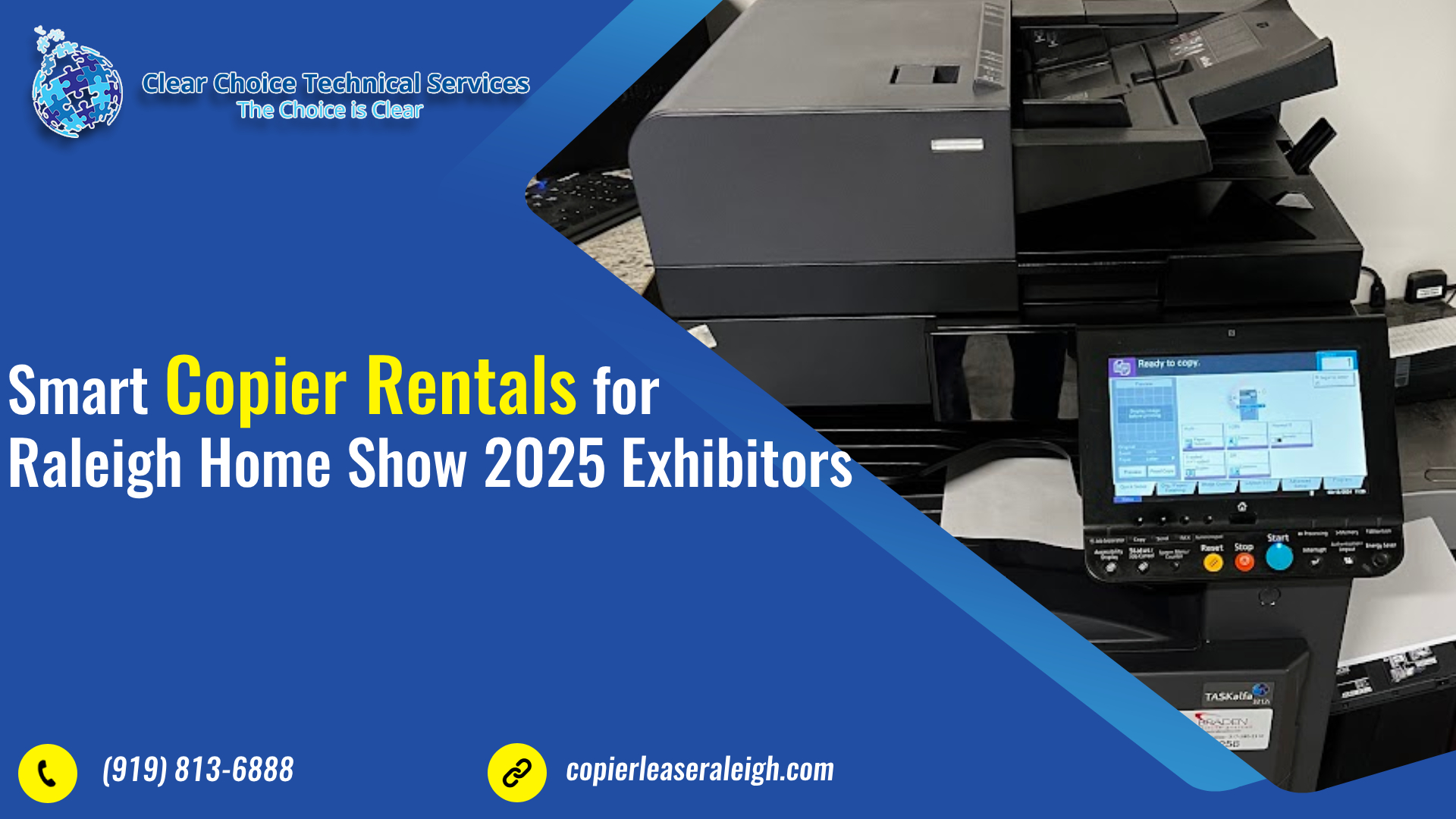 Read more about the article Smart Copier Rentals for Raleigh Home Show 2025 Exhibitors
