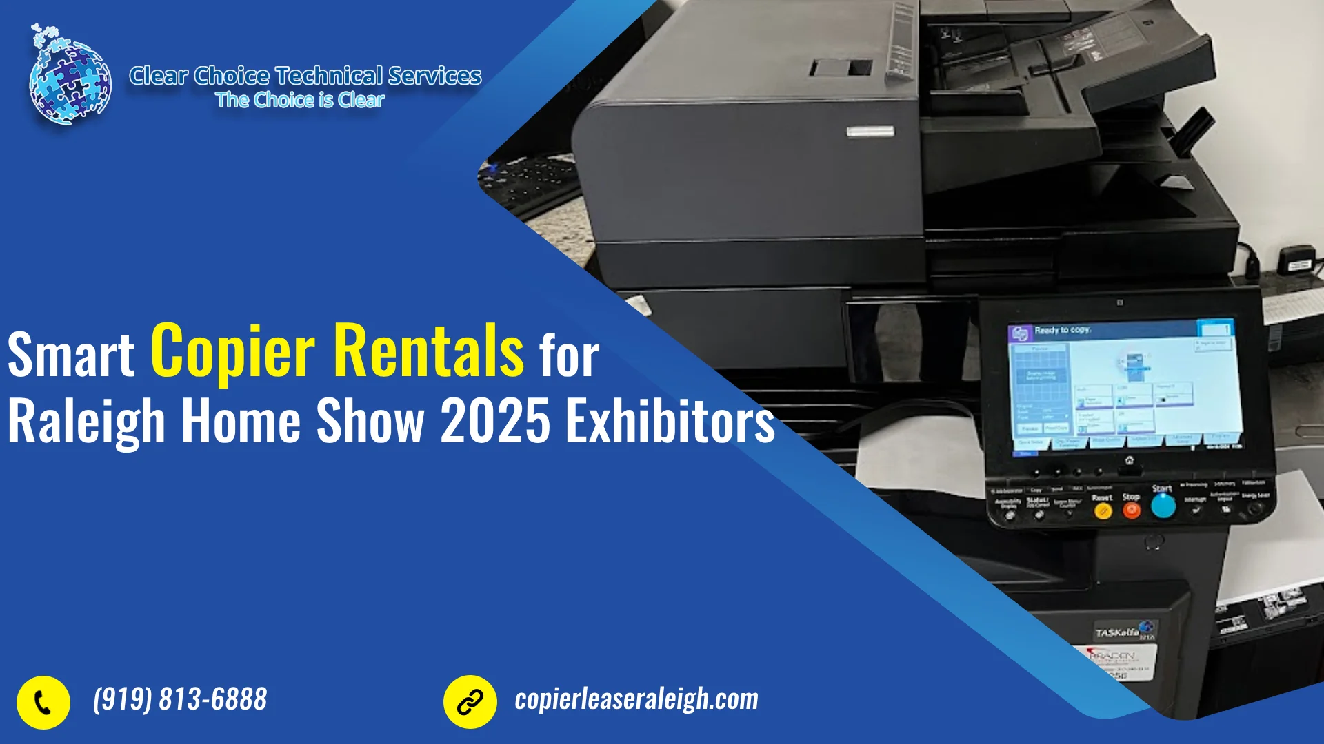 Smart Copier Rentals for Raleigh Home Show 2025 Exhibitors